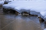 雪と川の淵