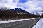 金精道路と男体山